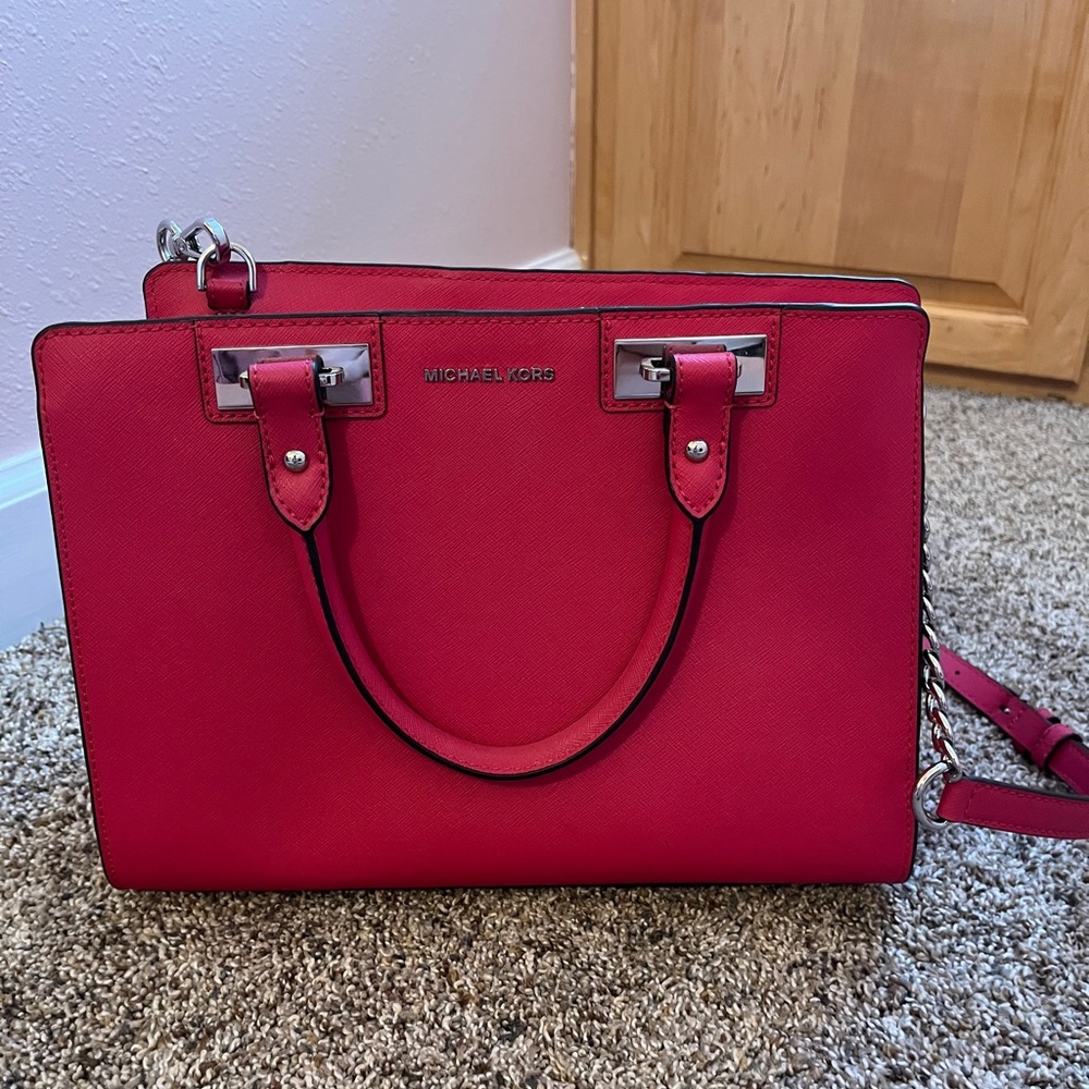 Hot Pink/Fuchsia Michael Kors Crossbody Purse
